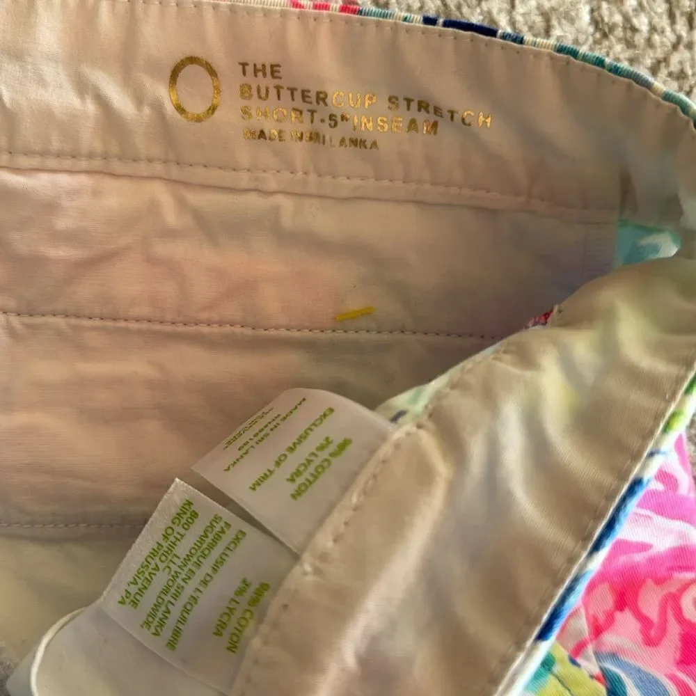 Lilly Pulitzer Buttercup Short 5” Inseam 0